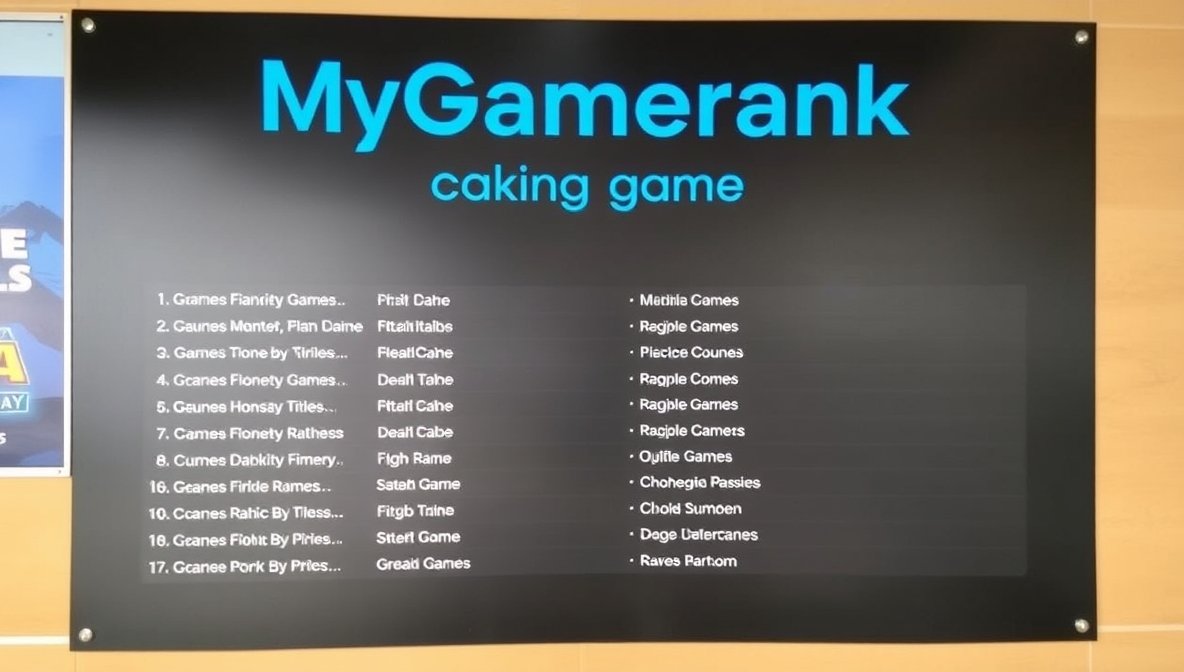 latest games mygamerank